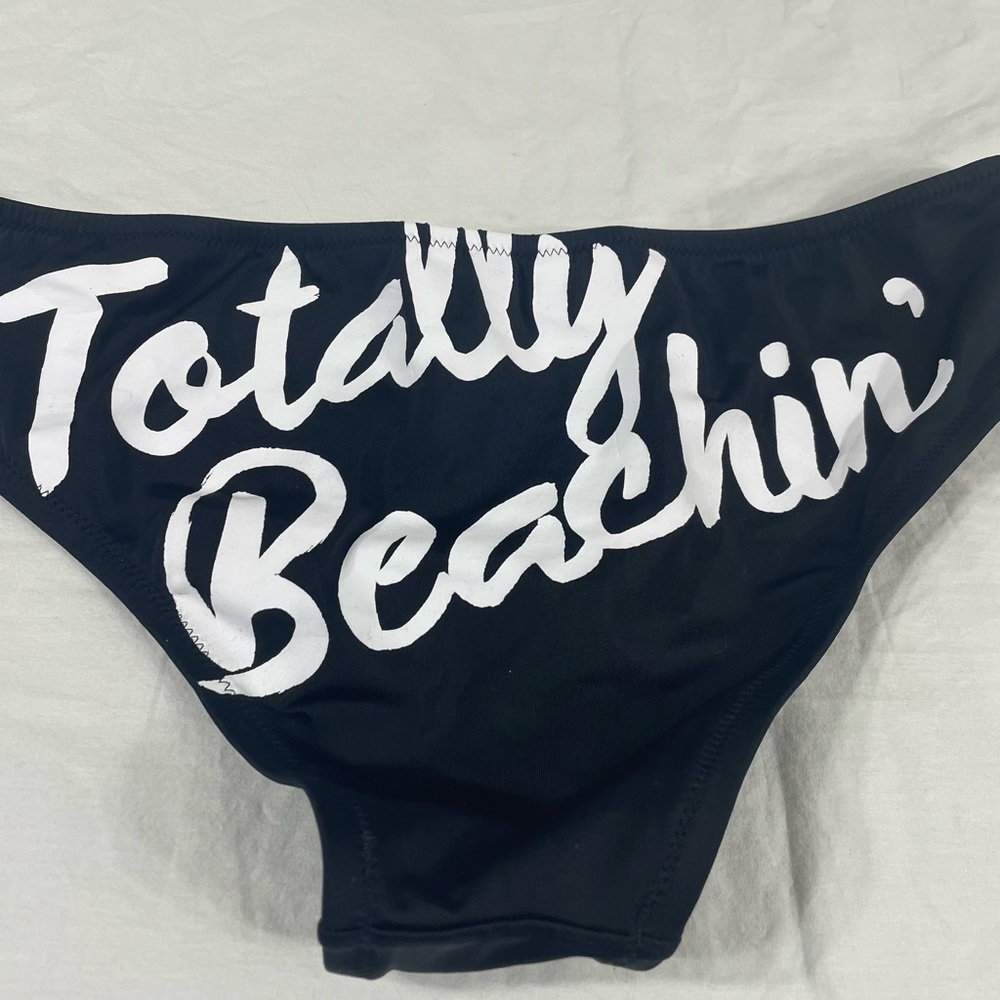 Victoria Secret Women Black Bikini Bottom Size L - Picture 5 of 5